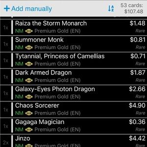 Yugioh cards! 53 card lot